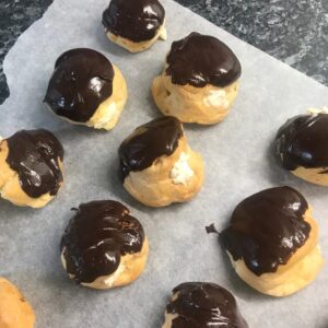 Choux pastry: Chocolate Éclairs